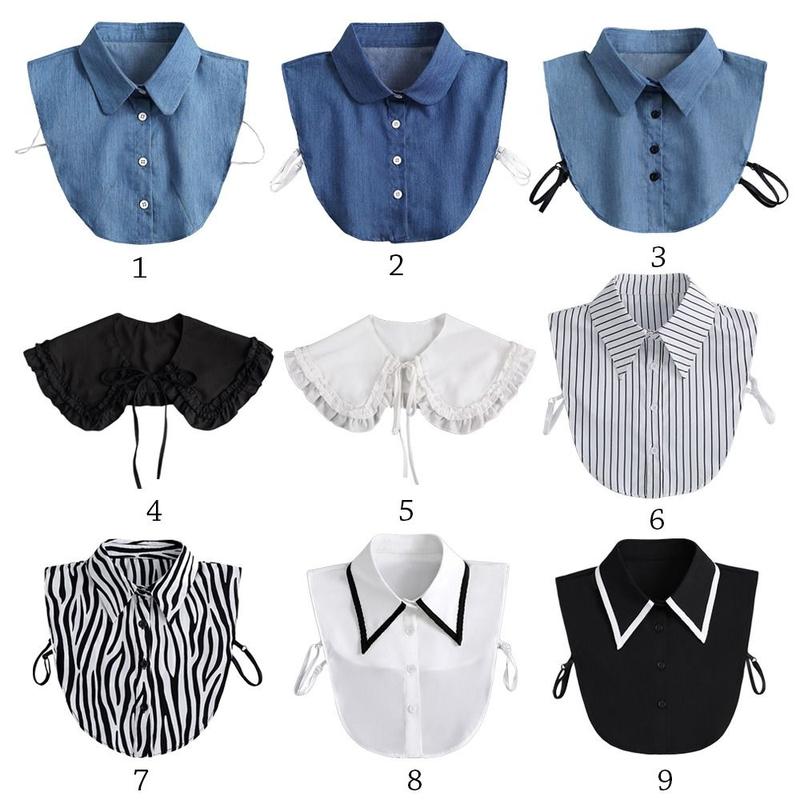 Áo Cánh Cổ Điển, Phong Cách Cổ Điển, Làm Bằng Bông, Cổ Áo Giả, Áo Sơ Mi Có Ve Áo, Phụ Kiện Quần Áo, Cổ Áo Giả 2