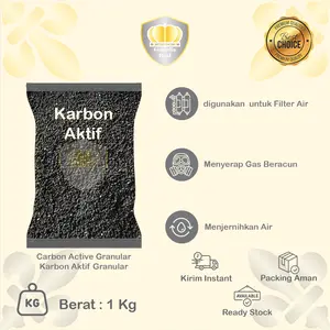 Karbon Aktif Granular 0,5 Kg & 1 Kg/ Carbon Active Granular 0,5 Kg & 1 Kg/ Charcoal Granular 0,5 Kg & 1 Kg/ Karbon Aktif Kiloan Murah