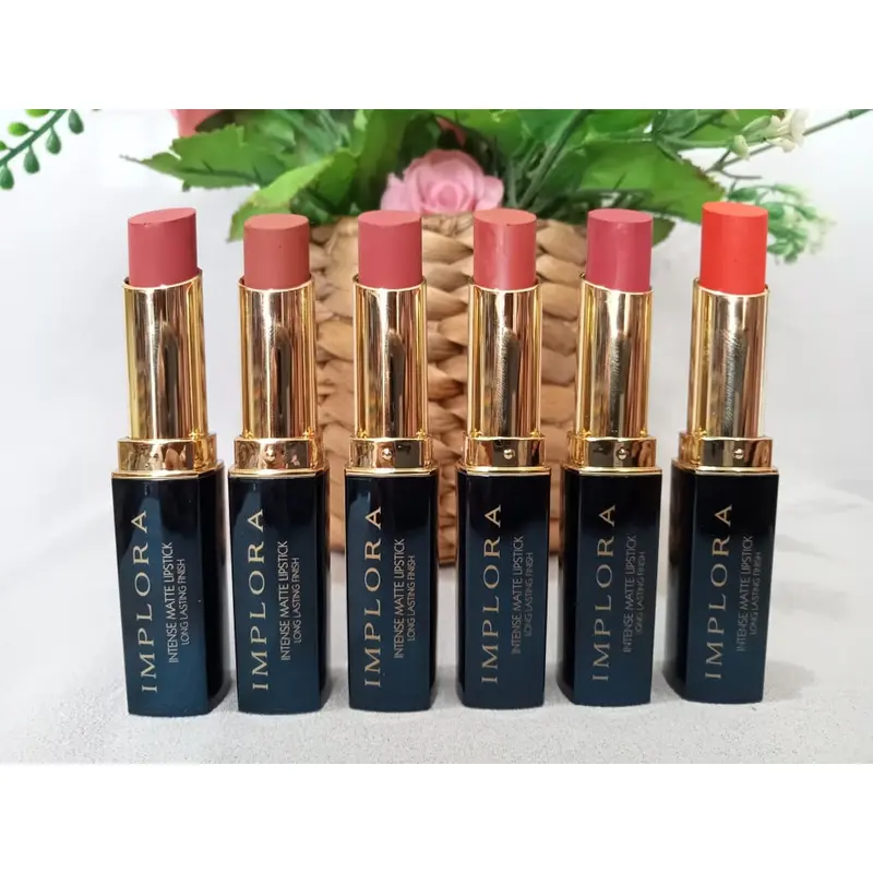 implora intense matte lipstick 3.5gr lipstik matte long lasting,BPOM,original,tahan lama & halus Lips Gloss 4
