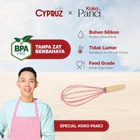 Gambar [Spesial Koko Panci] Cypruz Silicone Pengocok Gagang Kayu Egg Kitchenware dari Cypruz Kitchenware Kota Administrasi Jakarta Utara 1 Tokopedia