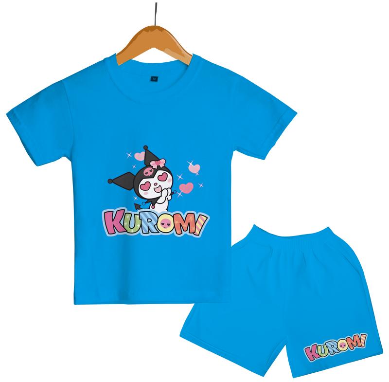 Luwi Kids Setelan Anak Cewek Cowok Gambar Kuromi Colorfull Celana Fashion 2