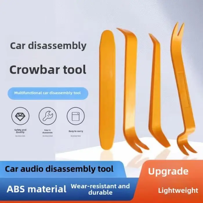 Car Plastic Crowbar Crow Plate Rocker Dashboard Buckle Car Door Panel Disassembly Audio Navigation Restoration Disassembly Tool