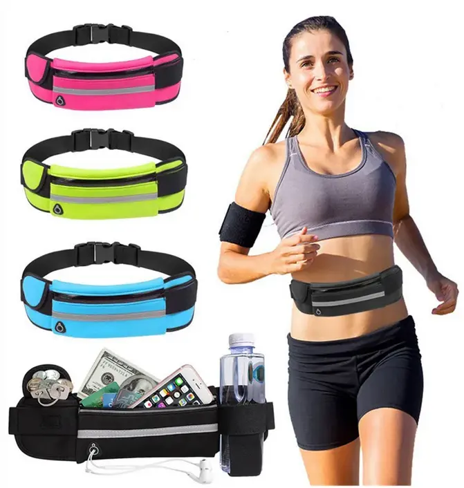 Doolland Tas Pinggang Olahraga Lari Waterproof Running Sport Bag - RUN052