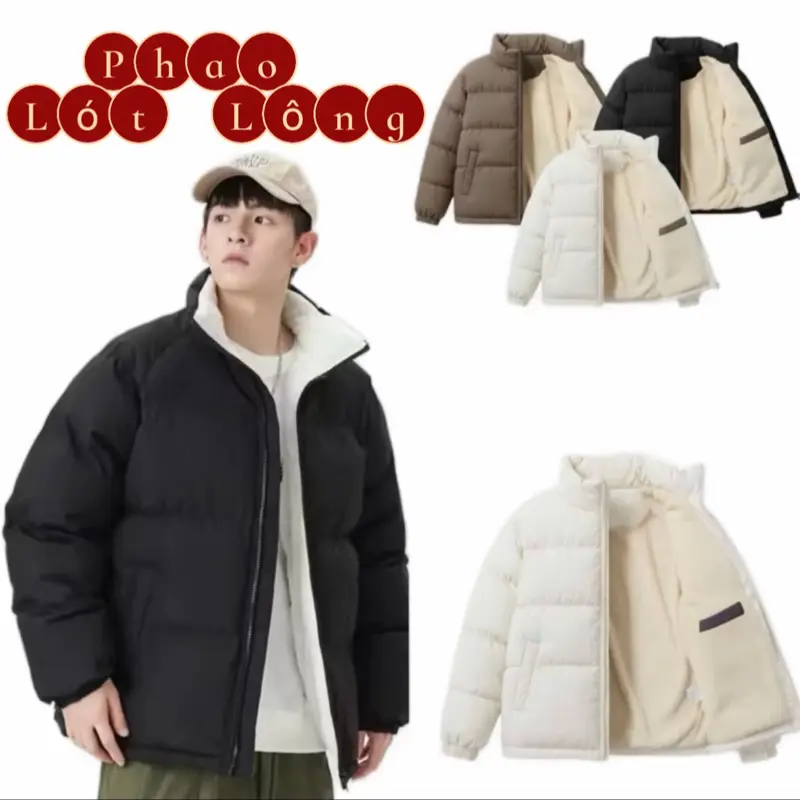 [ Mở Bán - Phao Lót Lông ] Unisex Phao Lót Lông Ấm Áp cho Nam Nữ từ 40-85kg , Phao lót lông