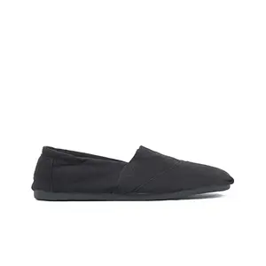 MAUZA SPORT - sepatu wakai slip on canvas Sepatu pria kekinian Tanpa Hak Shoes Flat Hitam
