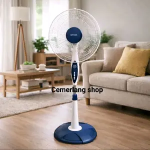PROMO KIPAS ANGIN MURAH BERDIRI MERK AOYAMA 16 INCH. ANGIN KENCANG. BAGUS BERKUALITAS