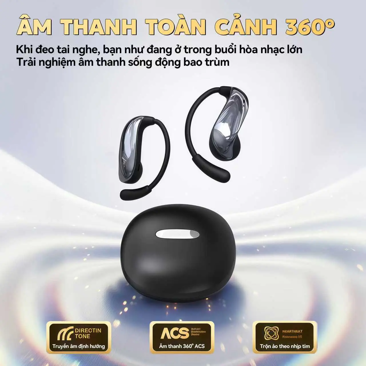 N73 Tai Nghe Dạng Mở, Âm thanh HiFi, Chế tác Titanium, Chất liệu mảnh dẻ linh hoạt, Khử ồn thể thao, Cảm ứng chạm, IPX5 chống nước chống bụi, Bluetooth 6.0, Đeo nhẹ không cảm giác | BigBuy360 - bigbuy360.vn N73 Tai Nghe Dạng Mở, Âm thanh HiFi, Chế tác Titanium, Chất liệu mảnh dẻ linh hoạt, Khử ồn thể thao, Cảm ứng chạm, IPX5 chống nước chống bụi, Bluetooth 6.0, Đeo nhẹ không cảm giác | BigBuy360 - bigbuy360.vn