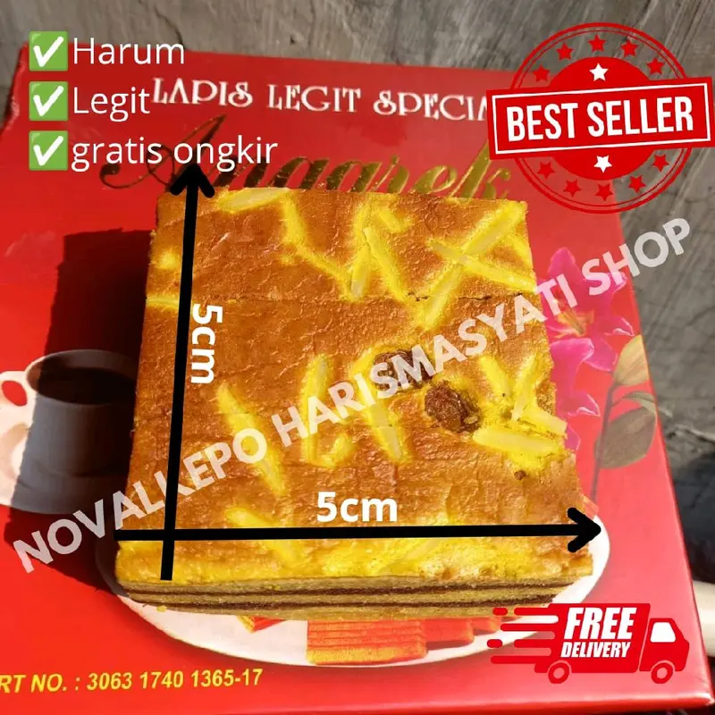 Lapis legit spesial VIRAL ANGGREK PALMERAH / GRATIS ONGKIR Bisa COD Enak basah berminyak harum lembut di jamin ke tanggihan / suhu ruangan 7 hari 3