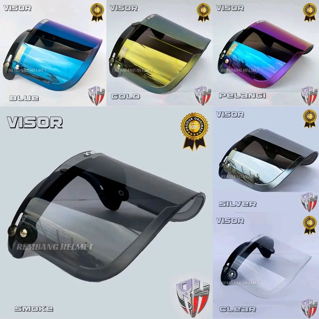 KACA DATAR BOGO KACA FLAT BOGO INJAK ORIGINAL KACA HELM BOGO RETRO