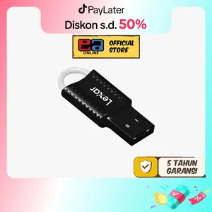 Lexar Flashdisk USB 2.0 JumpDrive V40 Flash Drive - 16GB/32GB/64GB Penyimpanan Otg