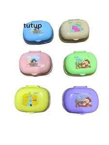 Tempat Sabun Buka Tutup - Kualitas OK dengan Lubang Bawah Anti Mengendap