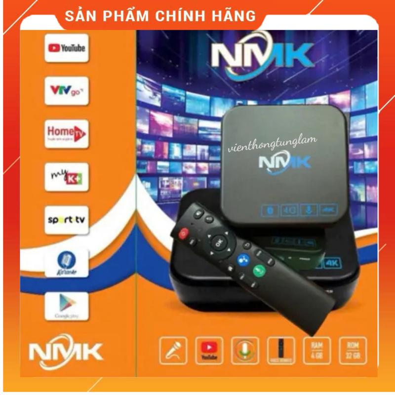 Box tivi thế hệ mới - Smart Tivi NMK Ram 4g Rom 32g Bluetooth+Remote Giọng Nói.