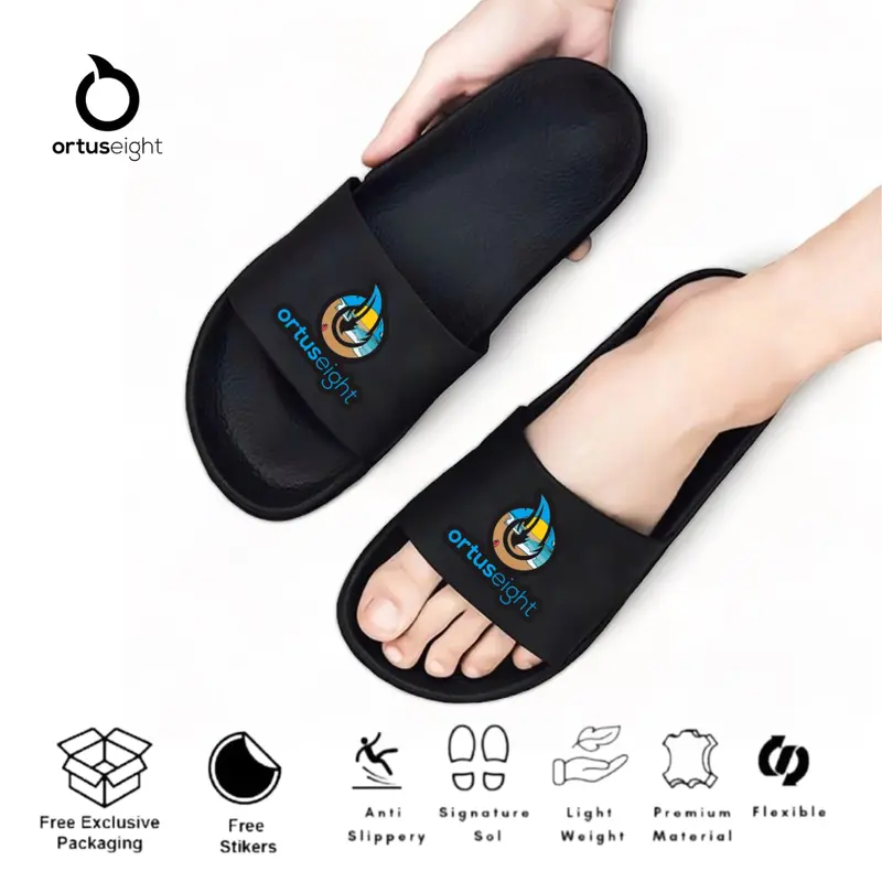 Ortuseight Sandal Slops Pria Wanita Ringan Empuk dan Anti-Licin 0