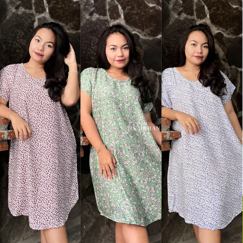 hs.urban - DASTER MEGA JUMBO MOTIF BUNGA BALI BAHAN RAYON PREMIUM 1