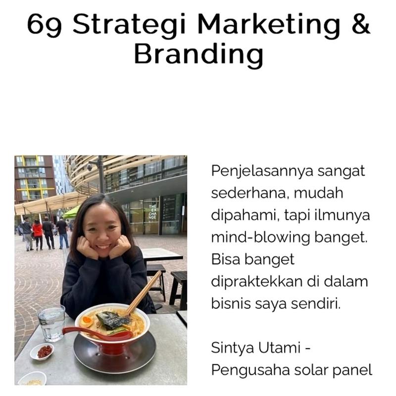 Buku Bagus  69 strategi marketing & branding guna meledakan omzet penjualan 7