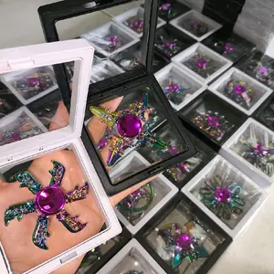 Rekomendasi Mainan Fidget Spinner Rainbow Bahan Metal