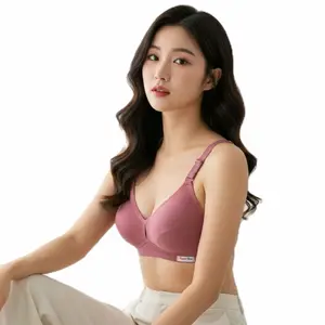 Bh sport tanpa kawat bahan adem nyaman dipake terbuat dari katun pilihan tebal lembut dan melar 34-42cup standar