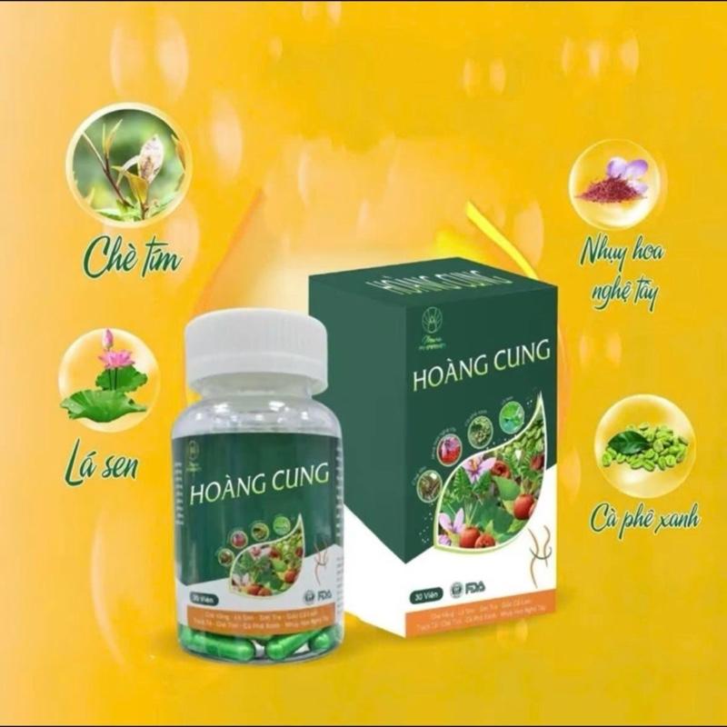 Viên Uống Hoàng Cung Hộp 30 Viên Hỗ Trợ Bổ Sung Vitamin Cung Cấp Dưỡng Chất Từ Thiên Nhiên