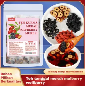 [COD] Teh bunga kombinasi goji, mulberry, dan jujube untuk pemulihan setelah begadang, cocok untuk pria dan wanita.