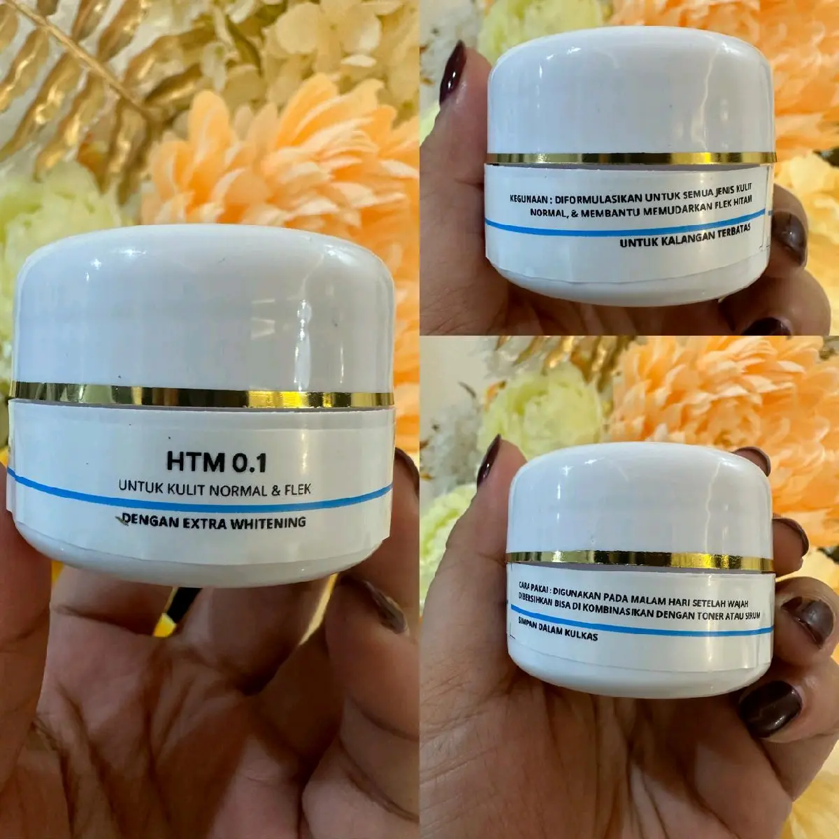 krim malam htm 01 flek parah/ringan