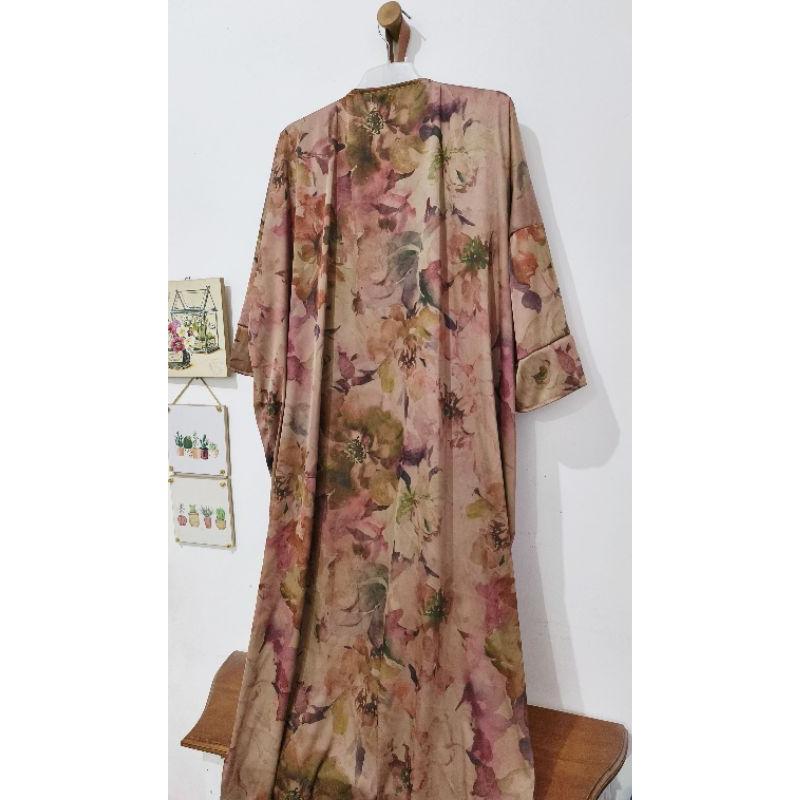 kardigan jumbo raya long outer bigsize motif bunga 8