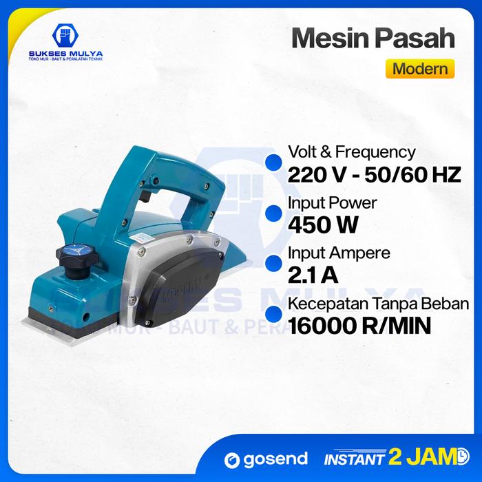 Gambar Mesin Pasah/Serut Ketam/Planer Modern M 2900 dari suksesmulya Kota Magelang Tokopedia