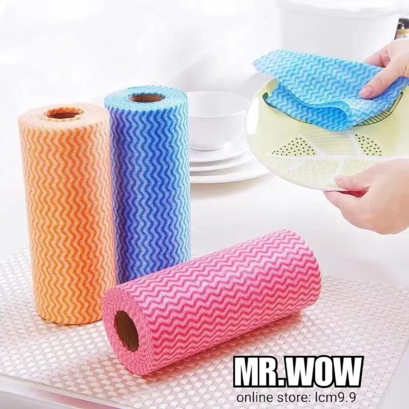 Heavy Duty Multipurpose Reusable Washable Disposable Non-Woven Kitchen Wipes/ Tisu Dapur Kain Lap Dapur