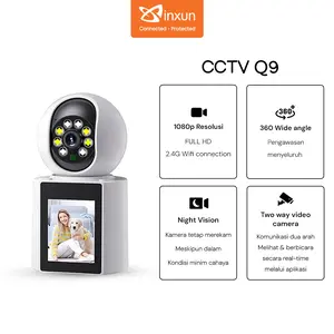 [COD] XINXUN CCTV Q9 1080P HD | Video Call Camera | 360 Wide Angel | Full Colour | Night Vision | 2.4G Wifi