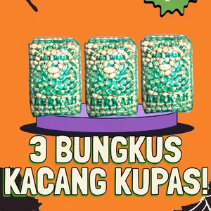 3 BUNGKUS KACANG KUPAS 350 GRAM×3=1050 GRAM Bawang