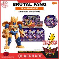 Gambar Blokees Brutal Fang TRANSFORMERS Defender Version 06 - Blind Box model kit action figure mainan robot - 1 Pcs dari Wahkhilaf Kota Surabaya 5 Tokopedia