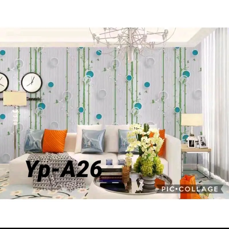WALLPAPER DINDING MURAH MOTIF BURUNG UKURAN 45CM X 5 METER 3