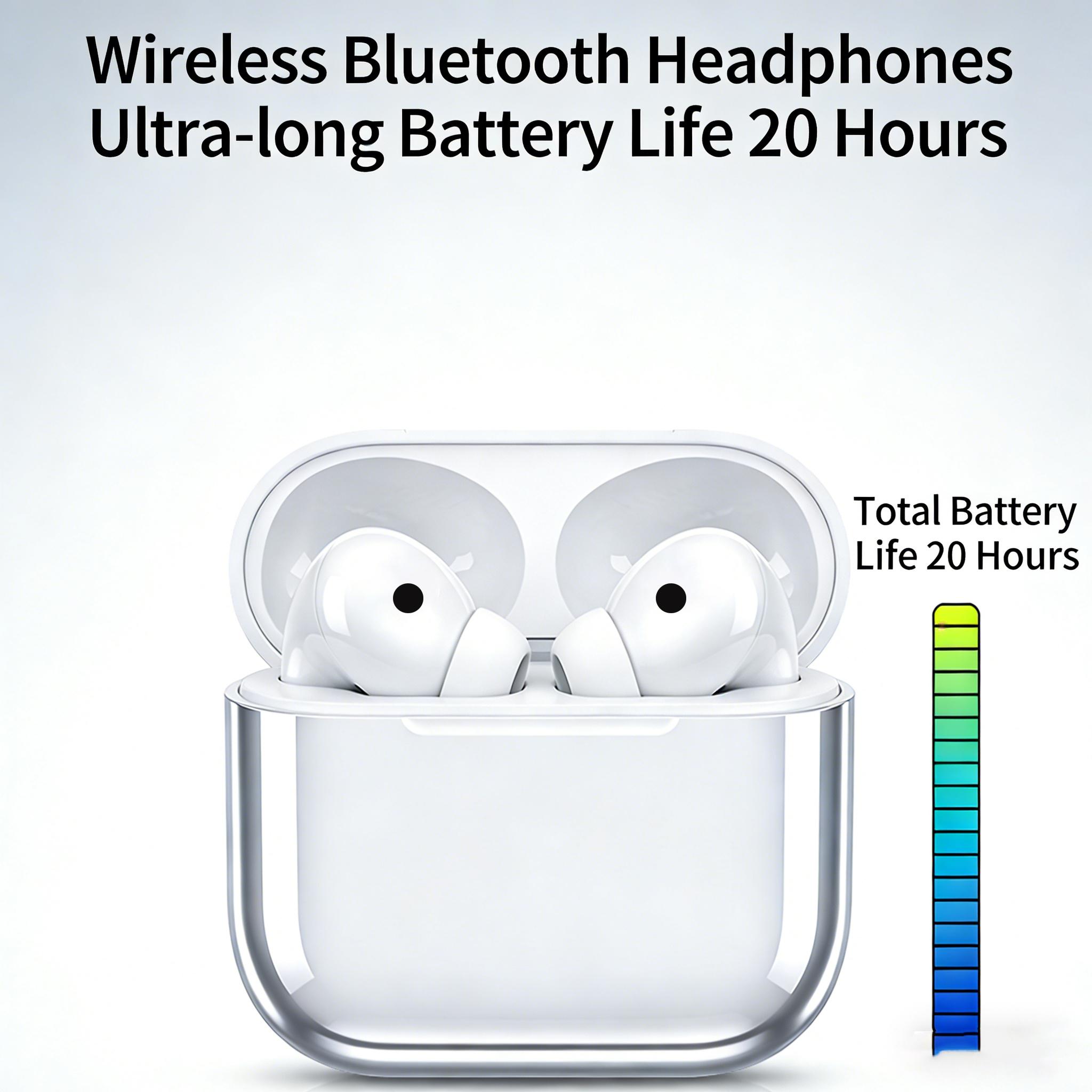 2026 NEW EMBEDRONE PHANTOM KU-33 Earphone Nirkabel, Anti Air Dalam, Baterai Tahan Lama, TWS, Bass Kuat, Surround 3D, Peredam Suara Cerdas, Gaming Esports, Panggilan, Musik, Serbaguna untuk Olahraga, Earphone Bluetooth Nirkabel