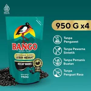[HARGA SPESIAL] Bango Kecap Manis 950G x4