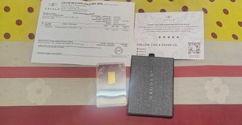 Product Review of GB GOLD Signature GoldBar 5g (Emas 999.9) from M**l 3
