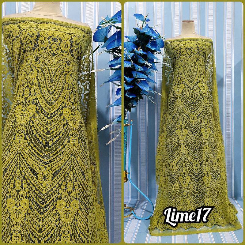 Brokat Semi Francis Motif Keraton , Isi Panjang 2,5m X Lebar 1,5m Best Seller Motif , Bahan Kebaya , Dress , Gaun , Outer Dll 8