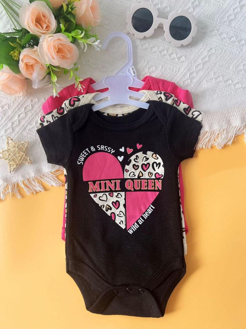 Product Introduction of Bodysuit Lengan Pendek Isi 3 Baby Boy dan Girl Bahan Katun Untuk Anak Laki Laki dan Perempuan Usia Newborn Sampai 9 Bulan 19
