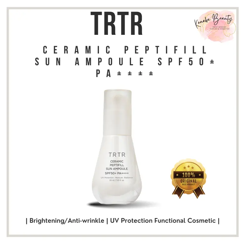 TRTR Tirtir Ceramic Peptifill Sun Ampoule Sunscreen Sunblock SPF50+ PA++++ 30ml 0