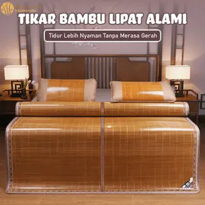 X6A1,X6B1,X6C1 Tikar bambu Lipat Premium Tikar bambu 3 Ukuran Tikarf bambu Polos Adem
