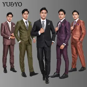 Jas Setelan Semiwool Wedding Pria Jas formal non formal Blazer Celana Semi Hitam Wisuda Kantor Fit Katun Poliester Slim Slimfit