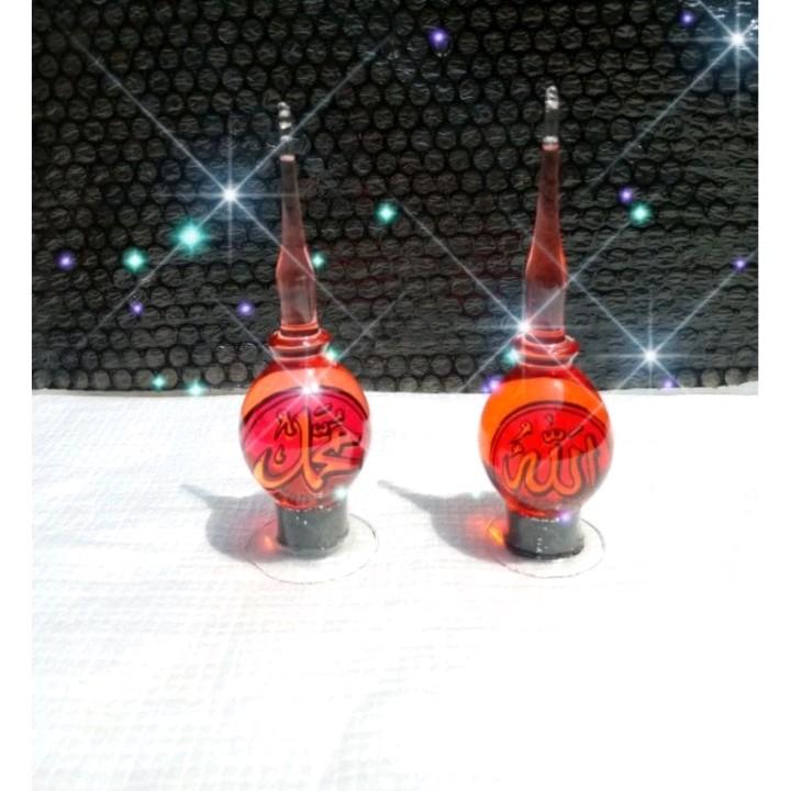 Hiasan Souvenir Pajangan Prakarya Kaca Model Kaligrafi 3