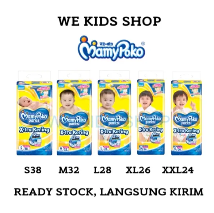 mamypoko semua ukuran lengkap ready stok.mongho d order