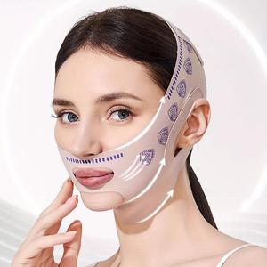 Venda facial reafirmante, 1 unidad, venda facial cómoda y transpirable, herramienta de levantamiento facial para mujeres y hombres, herramientas de cuidado de la piel