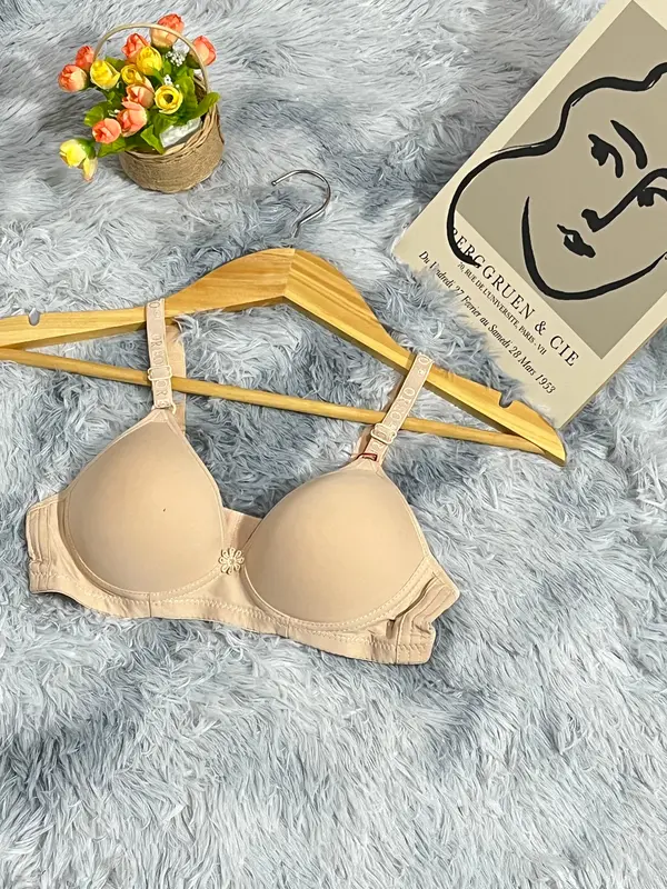 Bra BH Oreo Fema Tanpa kawat Busa Tipis Cup Kecil Wanita 4
