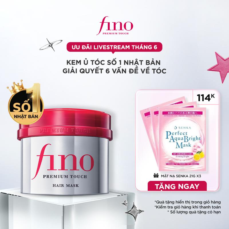 [Livestream] Kem ủ tóc cao cấp FINO PREMIUM TOUCH B 230G