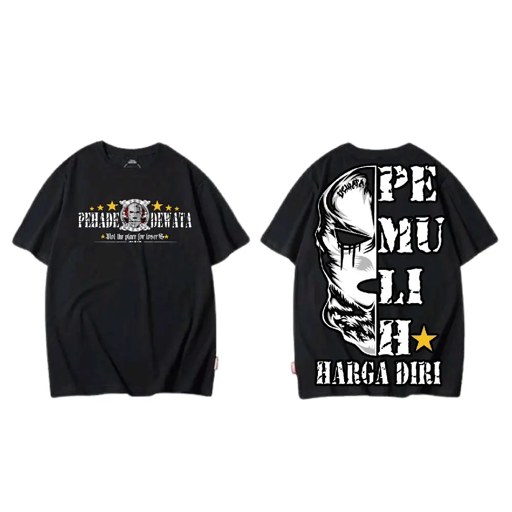 Kaos PHD PULAU DEWATA Hitam Cotton Combed - Lembut, Pria, Nyaman, Panjang, Biru, Wanita, Sweater, Distro, Basic, Unisex