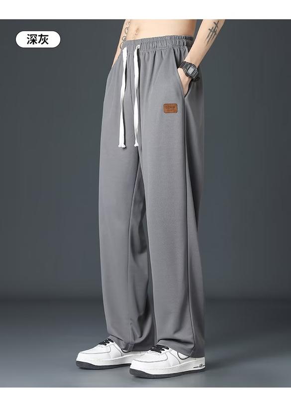 Product Introduction of Pants Men's Summer Fashion Brand Loose Straight Pants Wide Leg Pants Men's Japanese Retro Sports Casual Men's Pants 15