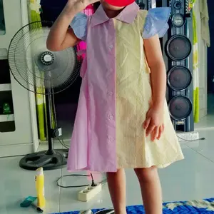 SHERINA DRESS | Dress anak perempuan katun salur casual 1-7 th