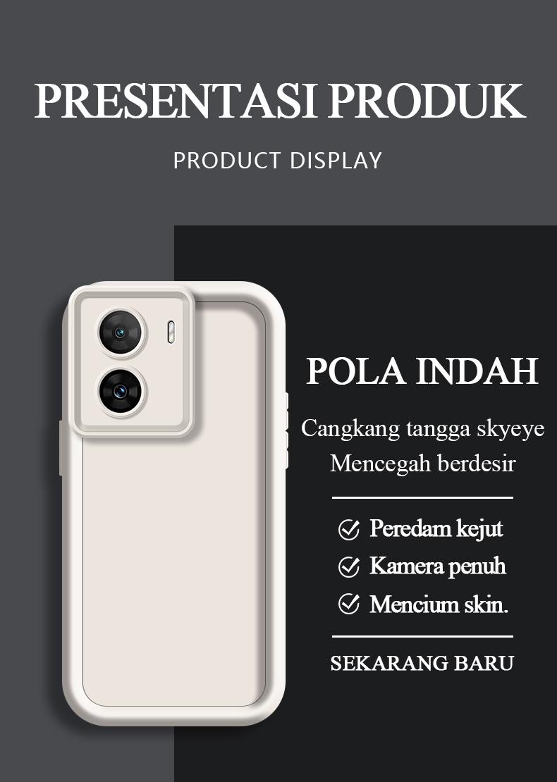 Product Introduction of Casing hp iQOOZ7X(5G) Tahan jatuh Sangat tipis Warna solid Sederhana Baru laki-laki case 13