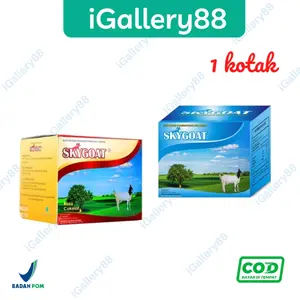 Susu Kambing Etawa Skygoat Original Vanila Cokelat Full Cream Isi 8 Sachet