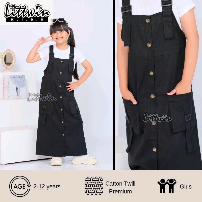 Overall Rok Cargo Anak Katun Twill - Shop | Tokopedia
